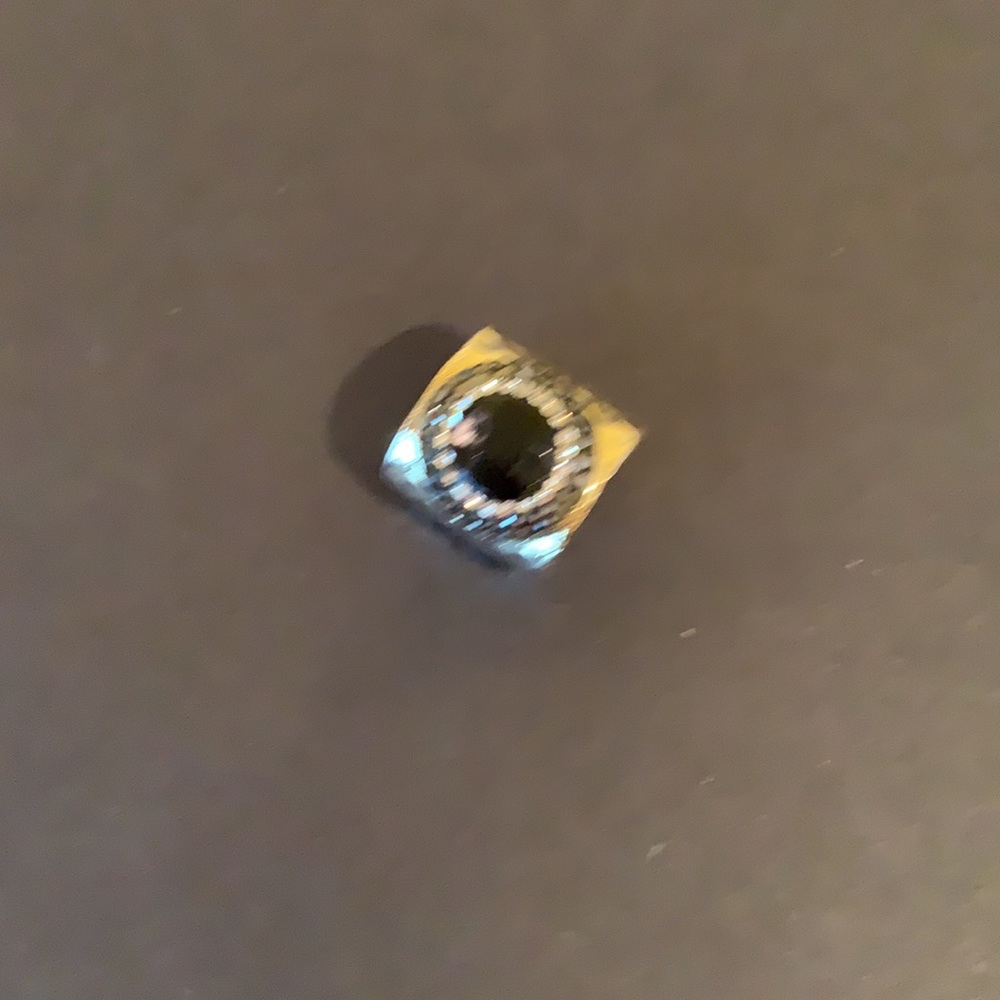 Black Gem Ring - image 2